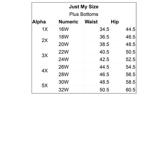 Just My Size Women’s Plus Size Bright Rose Pocket Shorts 2X NEW - Picture 8 of 8